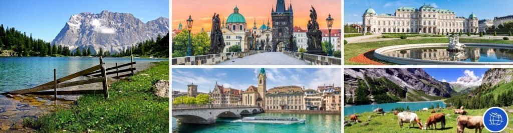 Viajes a Europa desde Berlin Alemania. Visitar Viena, Praga y los Alpes