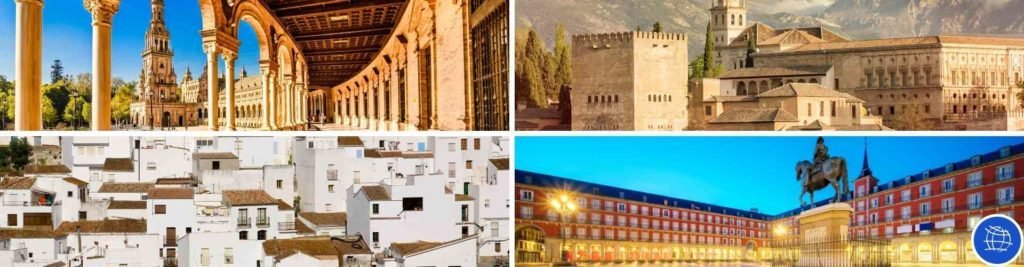 Paquetes a Andalucía desde Málaga y Marbella visitar Alhambra, Toledo, Madrid, Sevilla y Córdoba.