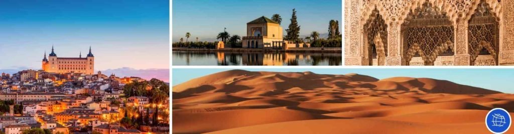 Packages to Morocco and Andalusia departing from Barcelona. Tours to Morocco with English speaking guide.