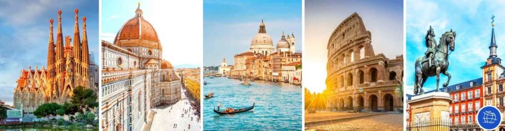 Viajes a Italia y España desde Venecia con guías de habla hispana