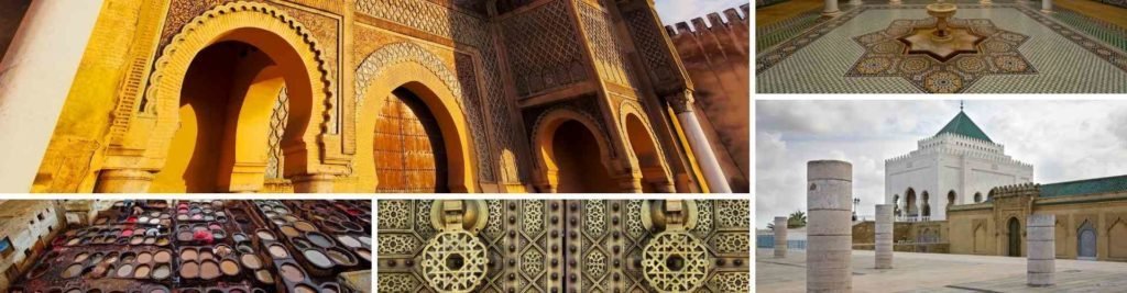 Travel to Rabat, Meknes and Fez Fes from Madrid, Spain all inclusive.