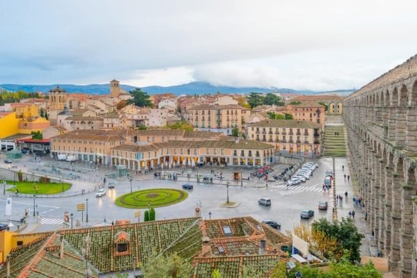 Urlaube nach Spanien. Besuch von Segovia mit Stadtführer
