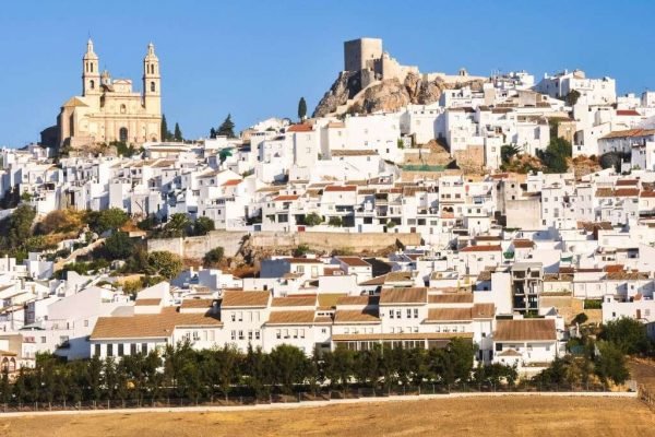 Routes through Spain. Route of the White Villages of Cadiz in Andalusia.